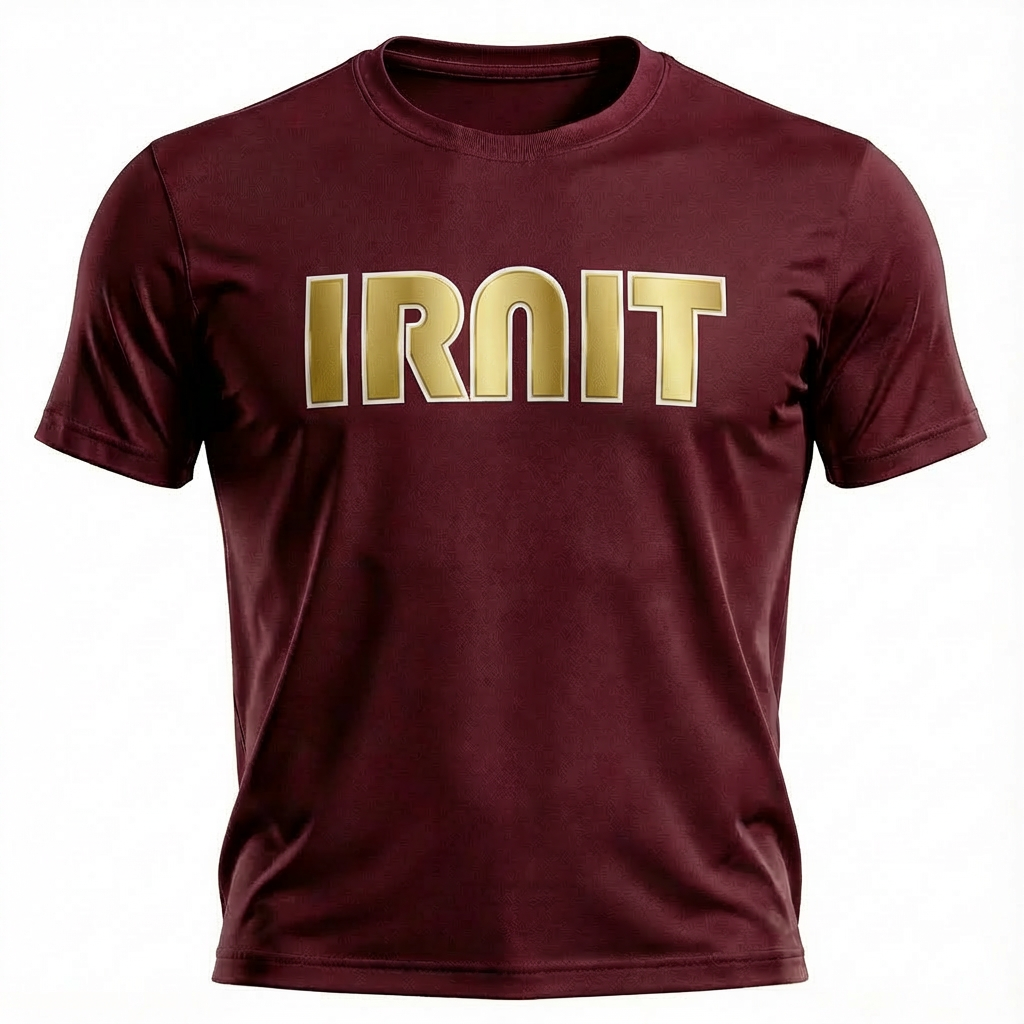COMING SOON!! -- IRNIT Performance Tee Maroon Gold